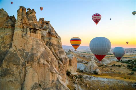 Cappadocia Turkey Fairy Chimneys And Hot Air Balloons W Michael