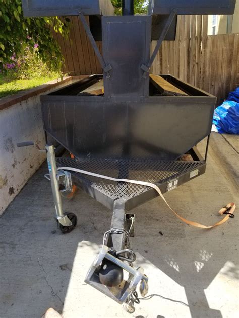 1100 8 Ft Big John Trailer Woodcharcoal Grill For Sale In Chula Vista