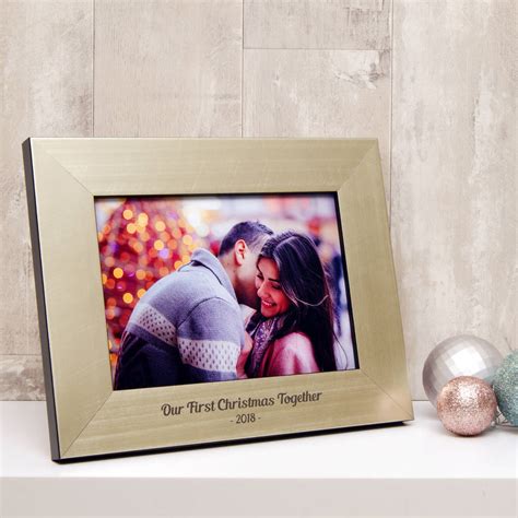 Personalised Couples Christmas Photo Frame By Urban Twist