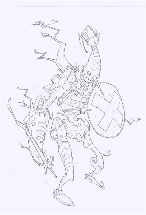 Cool Mini Or Not Wrath Of Kings Edouard Guiton Character Sketch