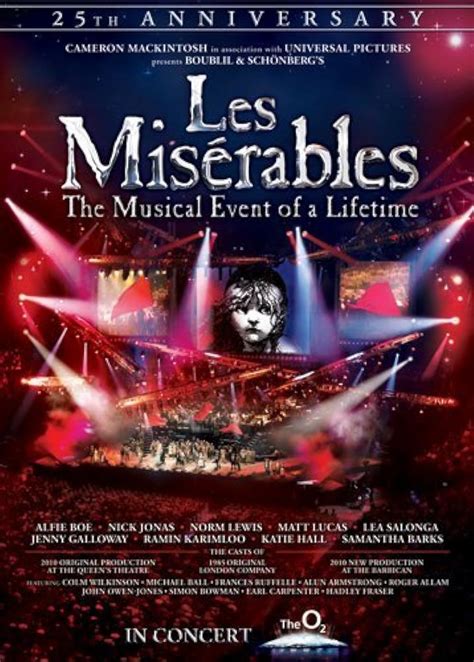 Les Misérables In Concert The 25th Anniversary 2010 Imdb