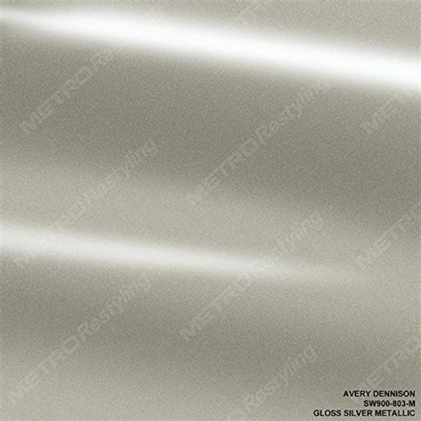Buy Avery Sw900 803 M Gloss Silver Metallic 5ft X 4ft 20 Sqft