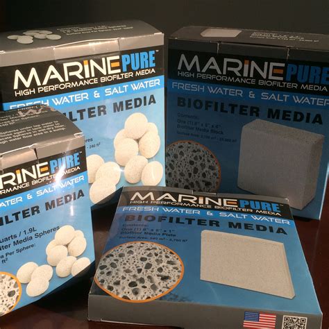 New Marinepure Packaging Cermedia Porous Ceramic Structures