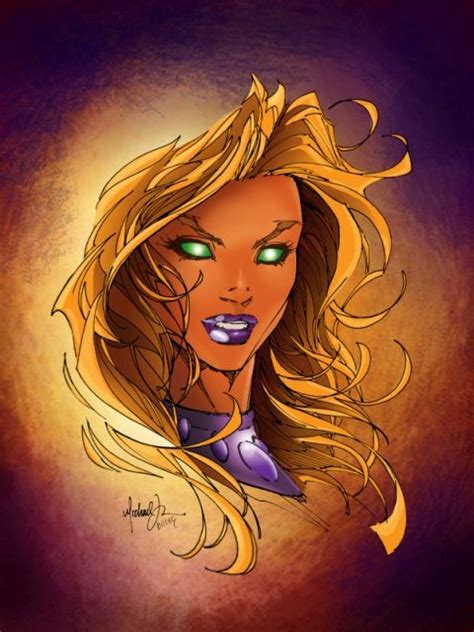 Starfire By Michael Turner Colours By Jeff Balke Starfire Superhero