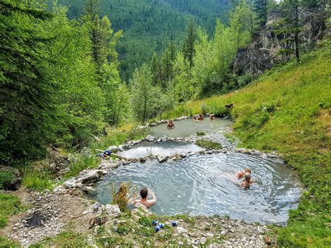 How To Get To Ram Creek Hot Springs Hiking To Natural Rock Pools