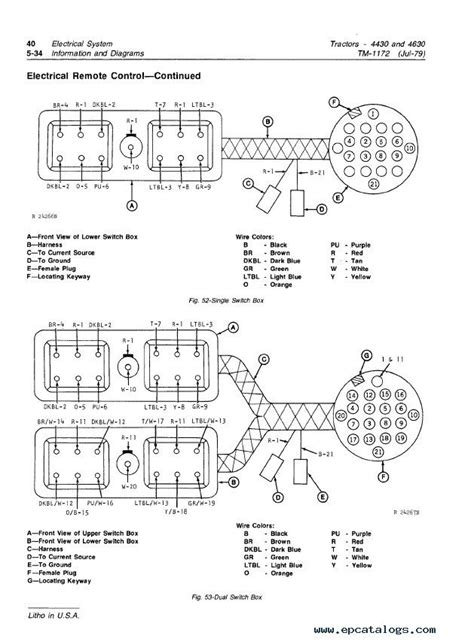 John Deere 4430 Tractor Wiring Diagram Wiring Diagram And Schematics