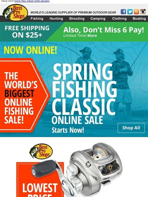 Not sure how much money you have left on your gift card after buying some hunting, fishing, camping, or other outdoorsy recreational merchandise at bass pro? Bass Pro Shops: Spring Fishing Classic Sale NOW ONLINE! | Milled