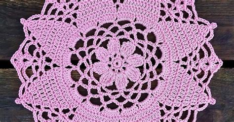 Kristinescrochets Spring Flower Doily Crochet Pattern