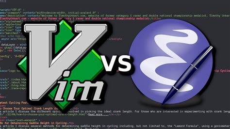 Should You Choose Vim Or Emacs