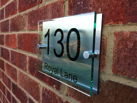 30 Modern House Number Signs