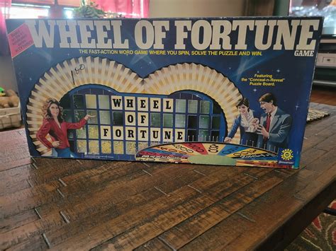 Vintage 1986 Deluxe Wheel Of Fortune 2nd Edition Board Game By Pressman