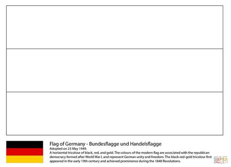 Flag Of Germany Super Coloring Flag Coloring Pages Germany Flag