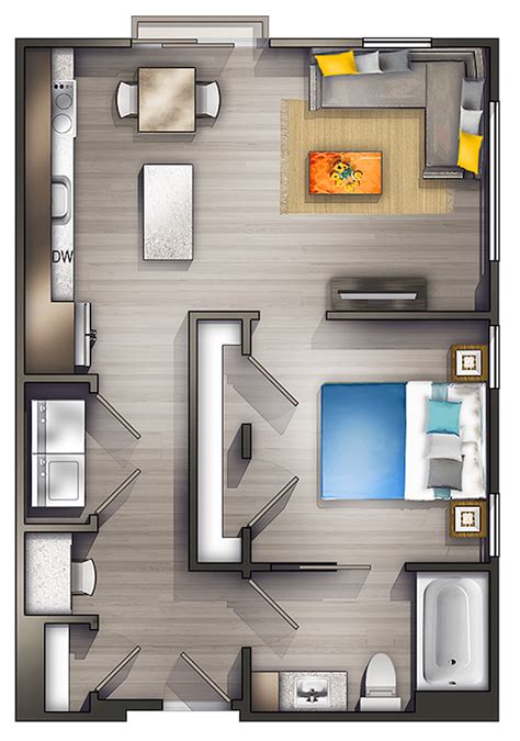 Small Studio Apartment Layout Design Ideas 5 Home Design Studio
