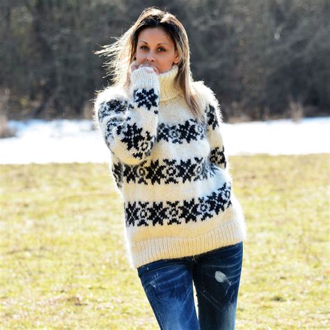 Mohair Heaven — Extravagantza Hand Knitted Mohair Sweater