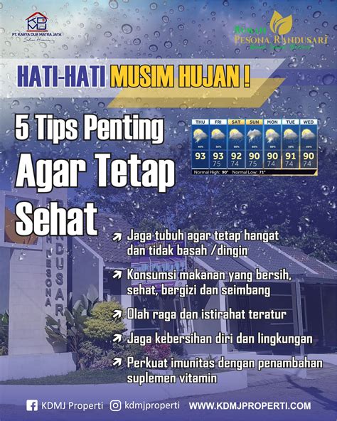 29 Desember 2022 Cara Agar Tetap Sehat Di Musim Hujan Inilah 5 Tips Menjaga Stamina Tubuh