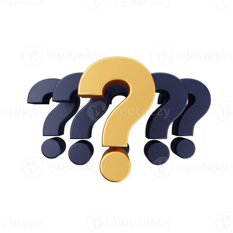 3d Frequently Asked Questions Icon Illustration Render 22353613 Png