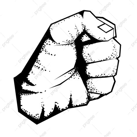 Black Fist Hd Transparent Black Fist Fist Hand Clenched Fist Png