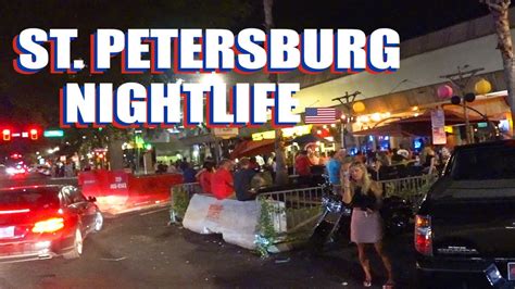 St Petersburg Florida Nightlife Downtown Driving Tour 2021 Youtube
