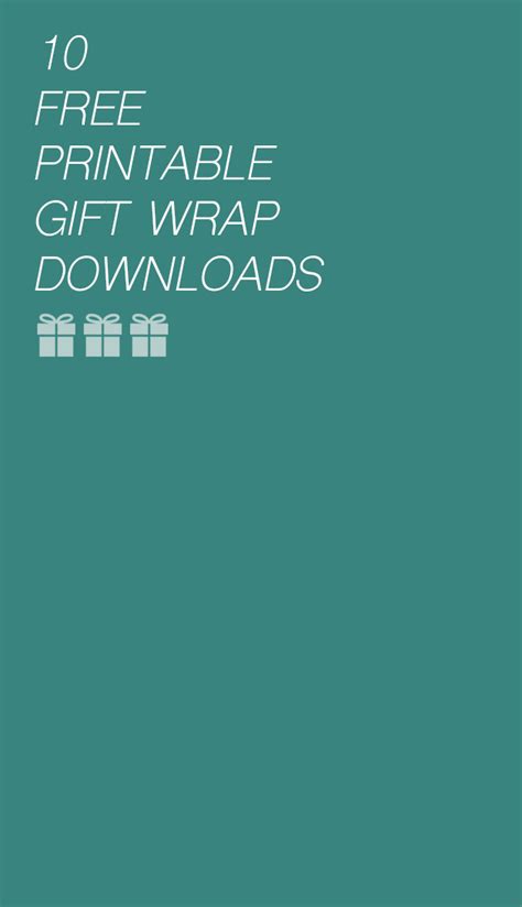 10 Free Printable T Wrap Downloads The Crafted Life