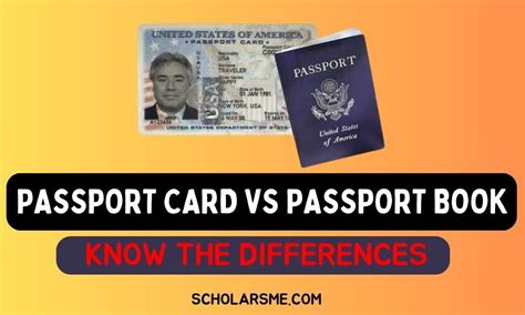 Passport Card Vs Passport Book Know The Differences