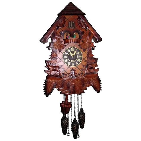 The Time Company Quartz Walnut Wood Cuckoo Clock 0061 On Jan 04