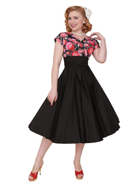 Grace Dress Red Rose Bust From Vivien Of Holloway