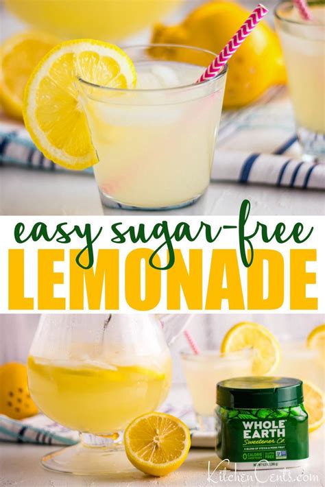 Refreshing Homemade Sugar Free Lemonade Recipe That Will Leave Everyone