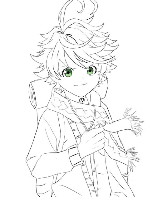 Emma The Promised Neverland Coloring Pages Best Coloring Pages