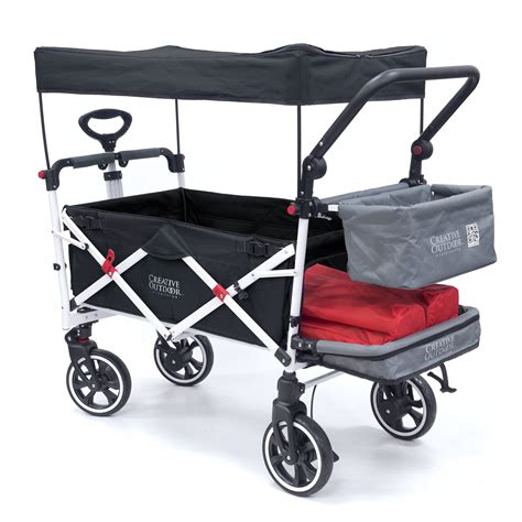 Buy Creative Outdoor Push Pull Collapsible Folding Wagon Stroller Cart