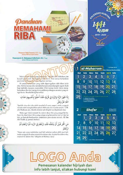 Jual Kalender Hijriyah 1441 Di Lapak Abu Dzakwan Bukalapak