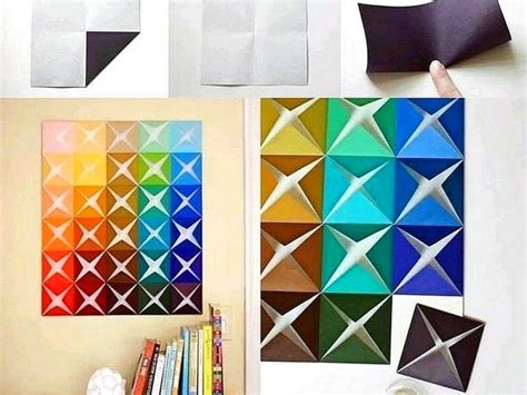 Cara Membuat Hiasan Dinding Kamar Dari Kertas Origami Paling Sederhana