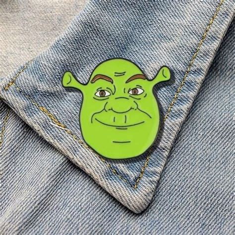 Shrek Movie Character Enamel Pin Cute Enamel Pin Custom Etsy Enamel