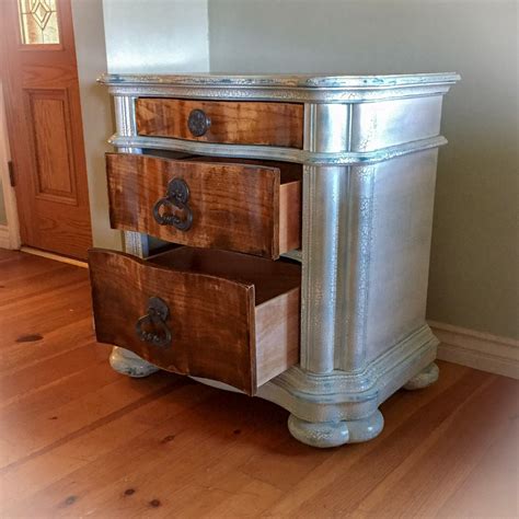 Farmhouse Nightstand ~ Shabby Chic Furniture Reincarnated With Love