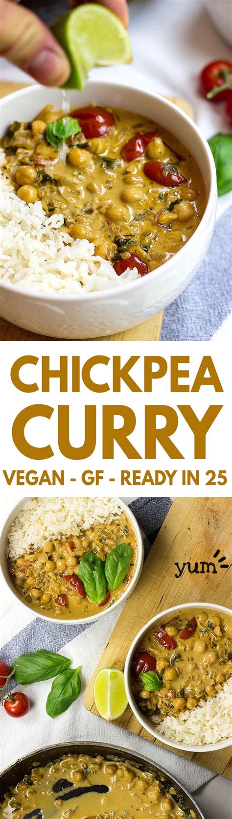 Vegan Chickpea Curry Recipe Chickpea Curry Curry And