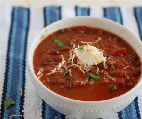 Slow Cooker Meatless Chili Beneficial Bento