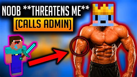 Noob Threatens To Call Admin On Me Rage Minecraft Hypixel Solo Bedwars Hashito Youtube