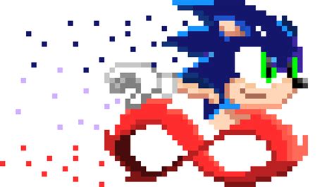 Modern Sonic Running Sprite By Creeper99 Pixel Art Maker