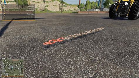 Fs19 Towing Chain V1 4 Farming Simulator 19 17 15 Mod