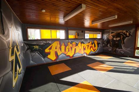 Gym Graffiti Art Painted At Atheletes Authority In Pymble Nsw