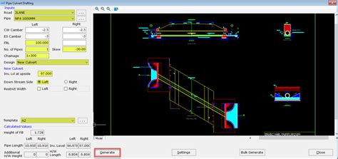 Create New Pipe Culvert Drawings Esurvey Structure