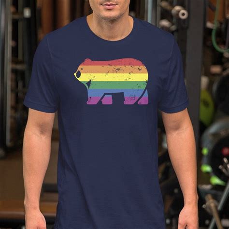 Vintage Rainbow Pride Bear Bear Pride Shirt Queer Shirt Gay Bear