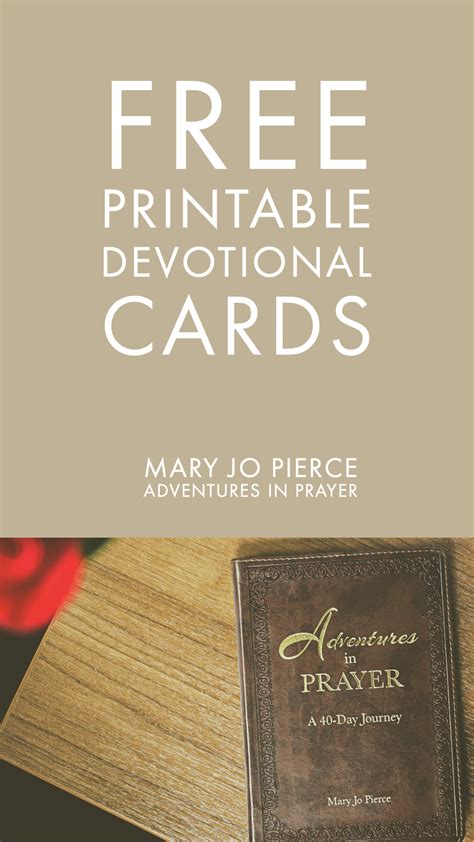 Free Printable Devotional Cards Devotions Cards Free Printables