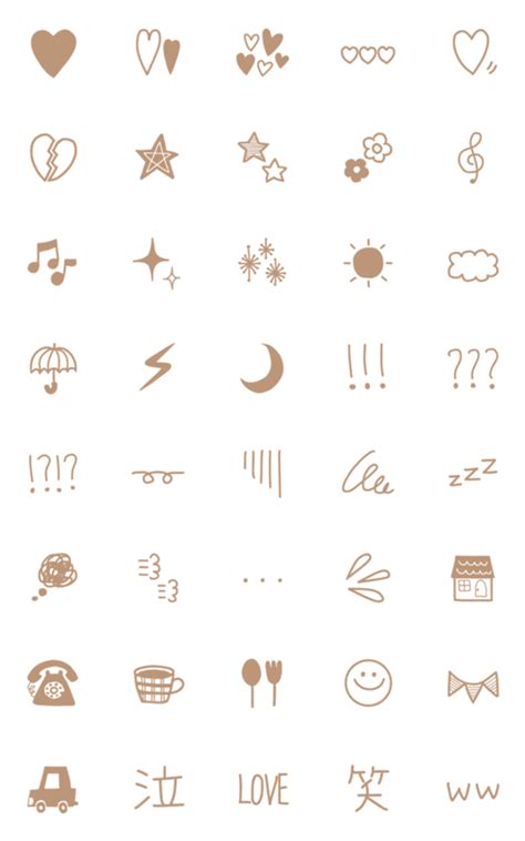 Simple Emoji One Color Line Emoticón Line Store Mini Drawings