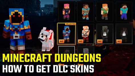 Dlc for minecraft dungeons features additional content of the game that is not available with the regular edition of the game. How to unlock Minecraft Dungeons DLC skins - GameRevolution