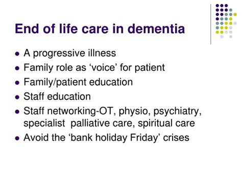 Ppt Dementia And Palliative Care Powerpoint Presentation Id3306754