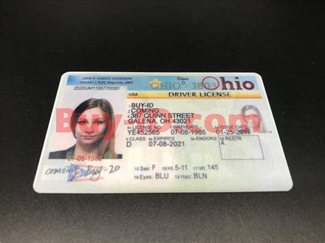 Scannable Old Ohio State Fake Id Card Fake Id Maker Buy