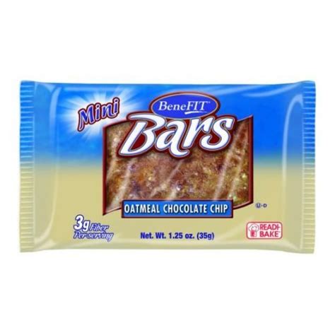 Gogo's oatmeal chocolate chip bars. Readi Bake Benefit Oatmeal Chocolate Chip Snack Bars, 1.25 ...