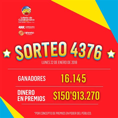 Resultados del último sorteo de lotería de cundinamarca. Lotería Cundinamarca on Twitter: "Cada semana ganan miles ...