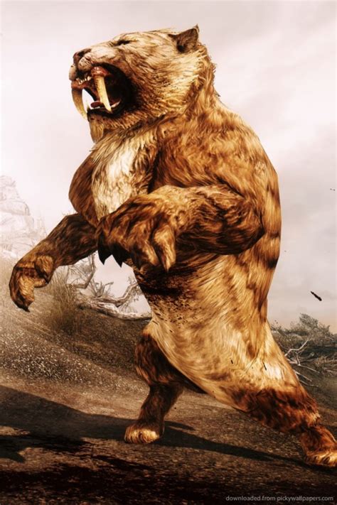 71 Saber Tooth Tiger Wallpaper On WallpaperSafari