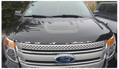 2013 Ford Explorer Paint On Hood Bubbling Around Perimeter: 150 Complaints